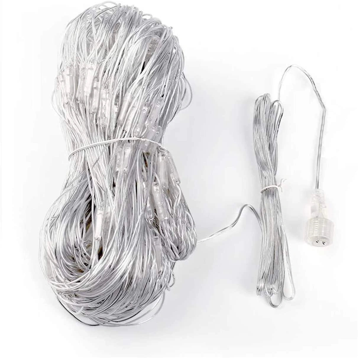 1200LED Waterfall Icicle Light Outdoor Connectable Snowing Chase Xmas Home Decor