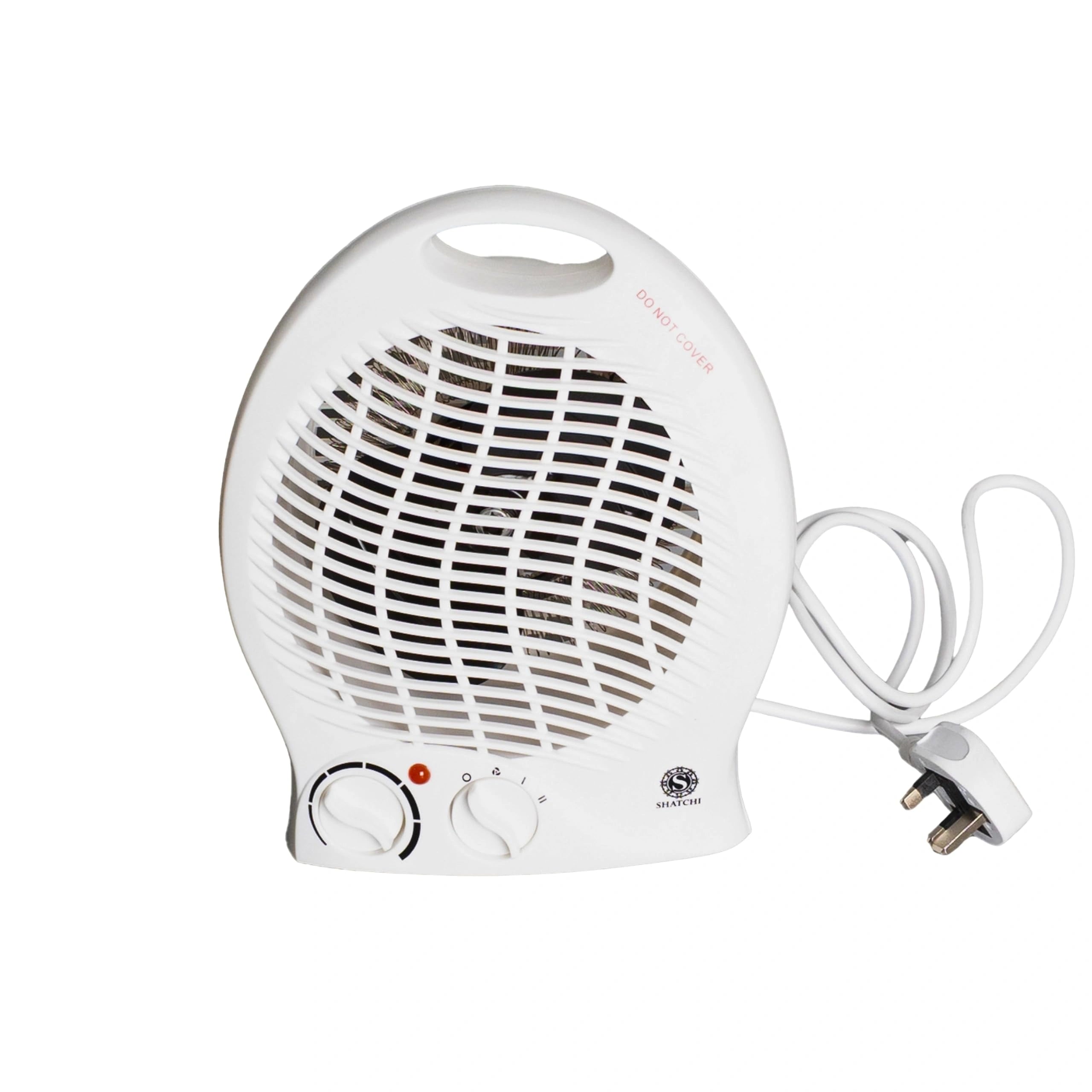2000W Upright Fan Heater with 2 Heat Settings, Portable Electric Space Heater with Cool Air, Adjustable Thermostat