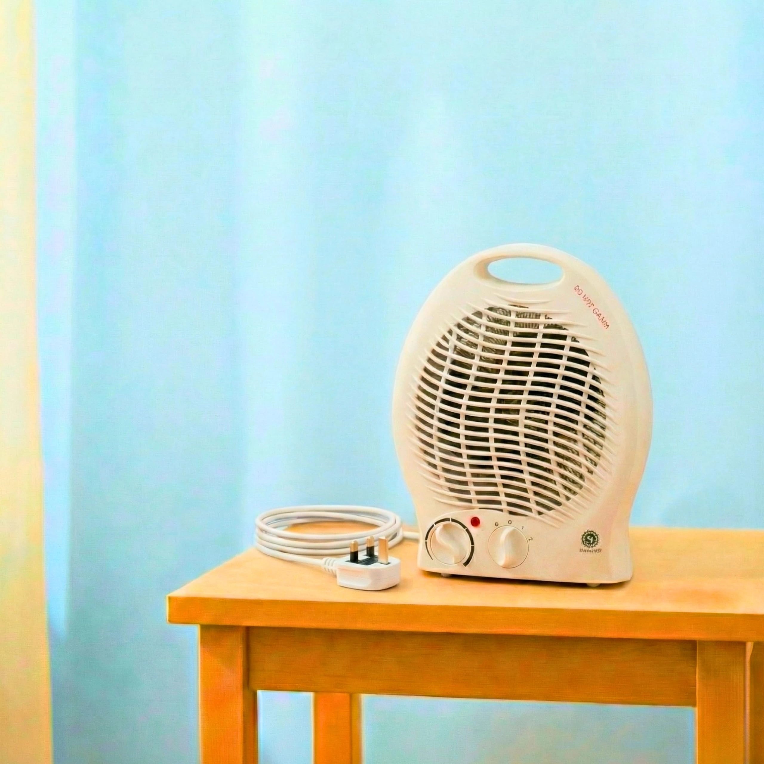 2000W Upright Fan Heater with 2 Heat Settings, Portable Electric Space Heater with Cool Air, Adjustable Thermostat