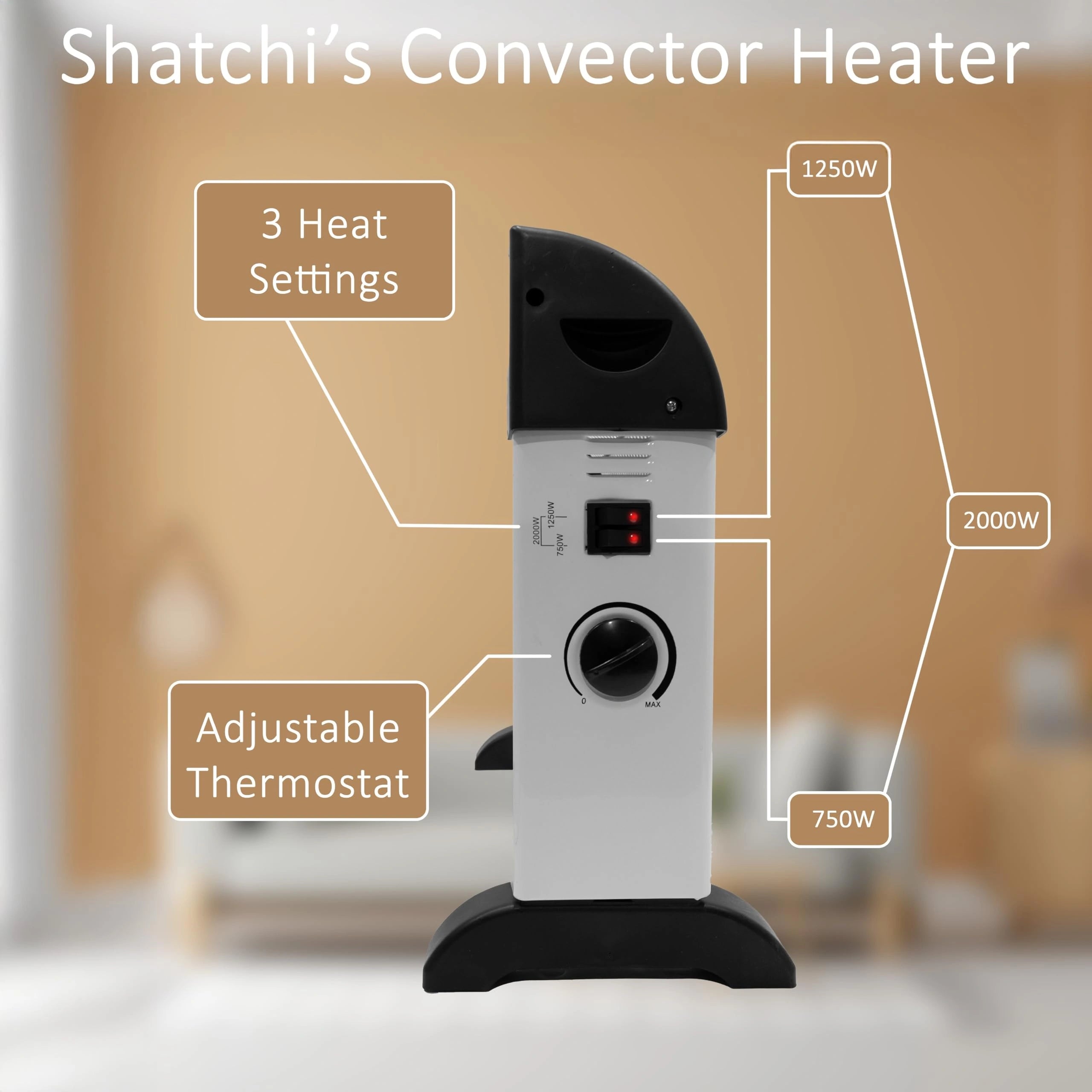 Convector Radiator Heater 2000W