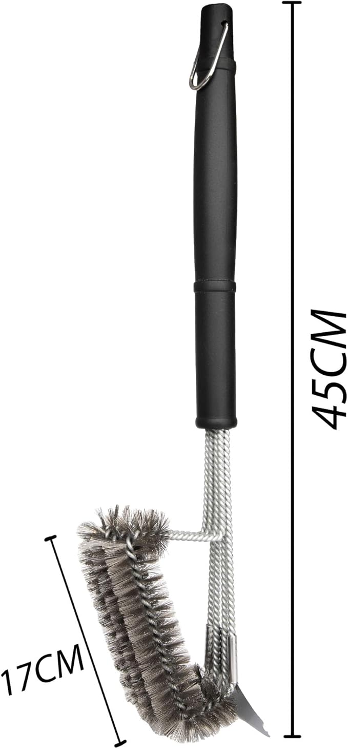 18inch Barbecue Cleaning Brush & Scraper for Grill Stainless Steel