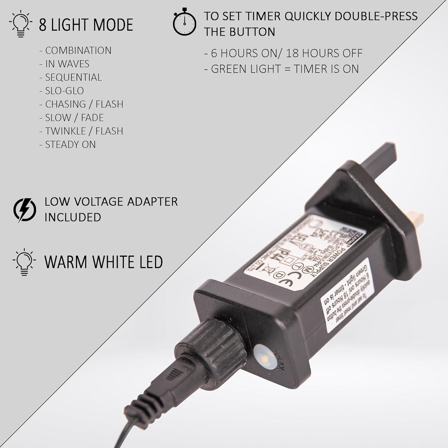 4FT Prelit Christmas Tree Green Artificial Snowy Yukon Pine LED Light Xmas Decor