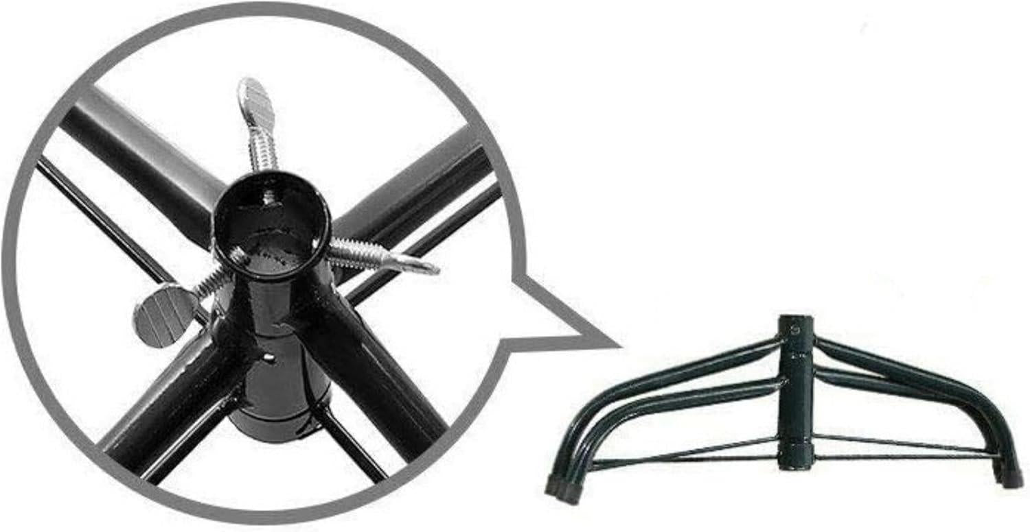 Pre-Lit Christmas Tree Green LED Lights Bushy Pine Outdoor XMAS Home Decor 7FT