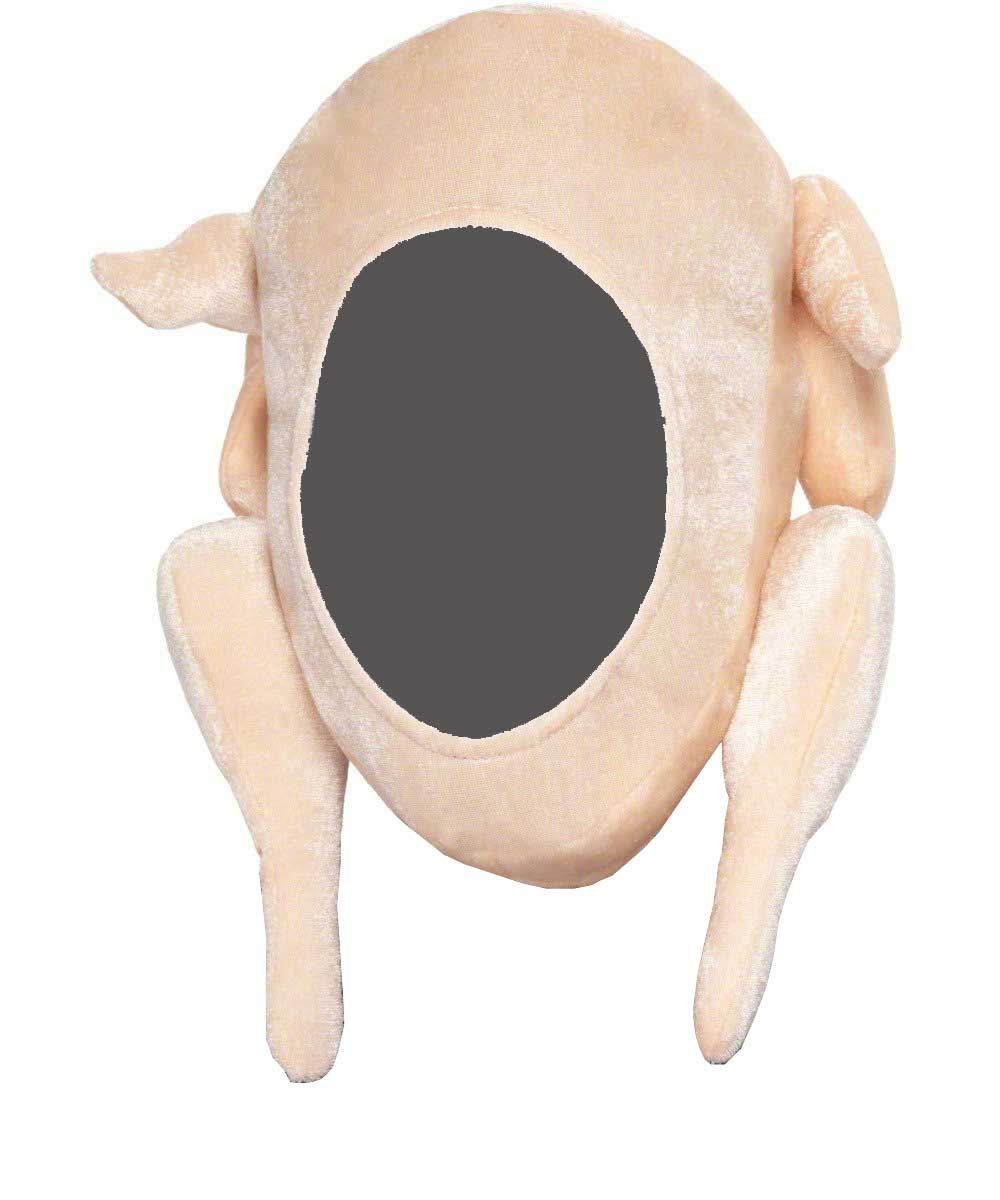 3Pcs Christmas Stuffed Turkey Hat Christmas Fancy Dress Costume Xmas Eve Fun