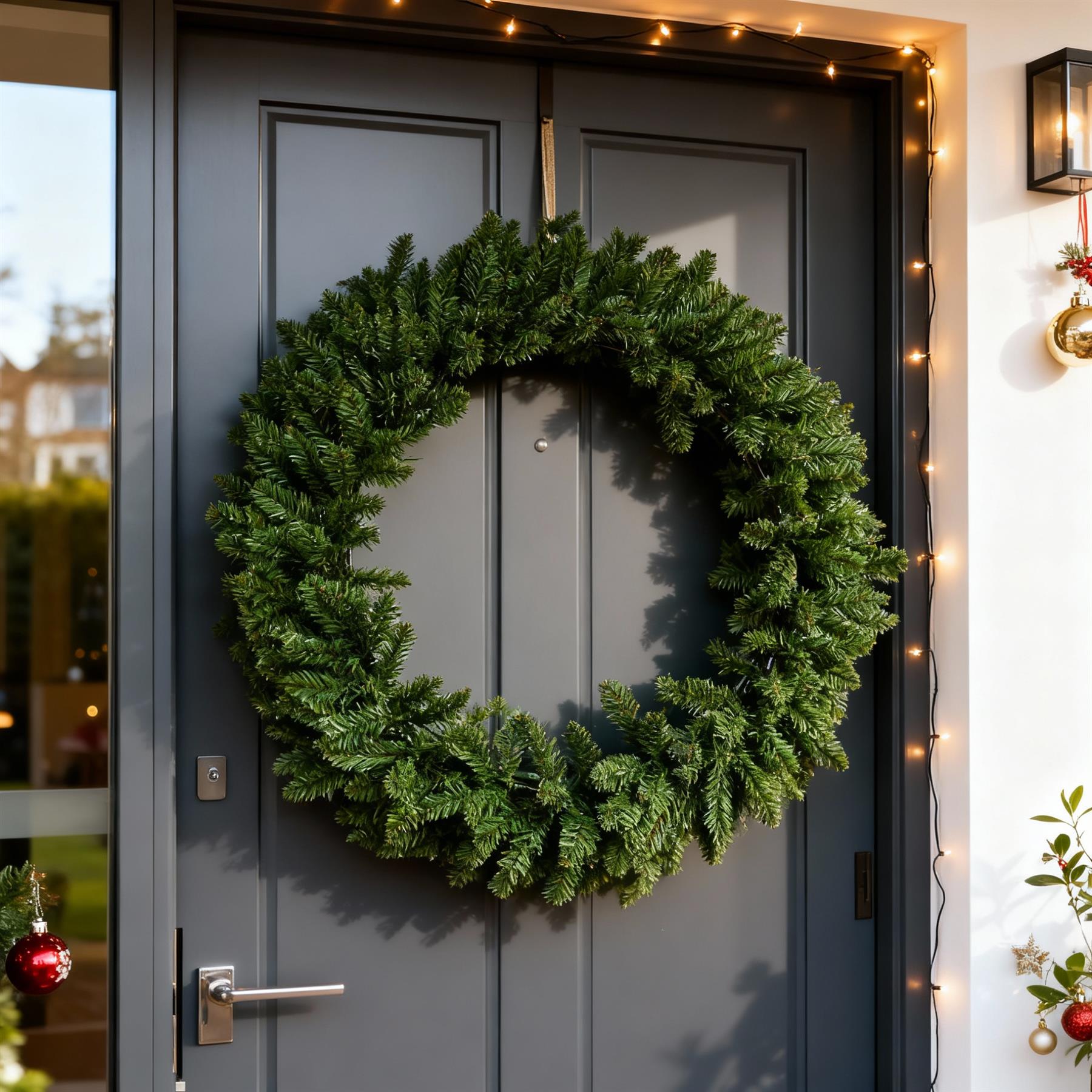 70cm Green Imperial Wreath 260 Tips