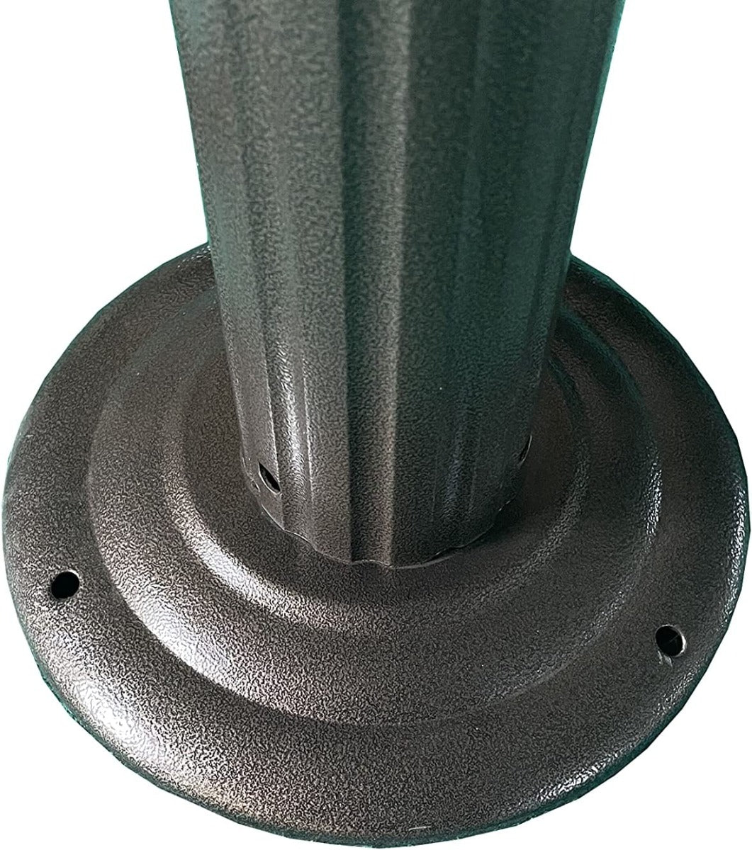 3x4x2.75m Green Gazebo with Nets Aluminium Frame and Powder coated Steel Roof