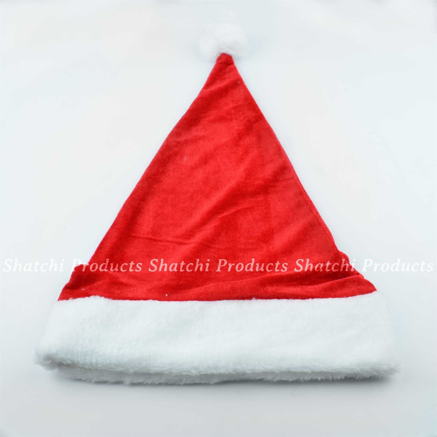 4 x Santa Hat Quality Christmas Fancy Dress Costume Accessories Xmas Party Hat