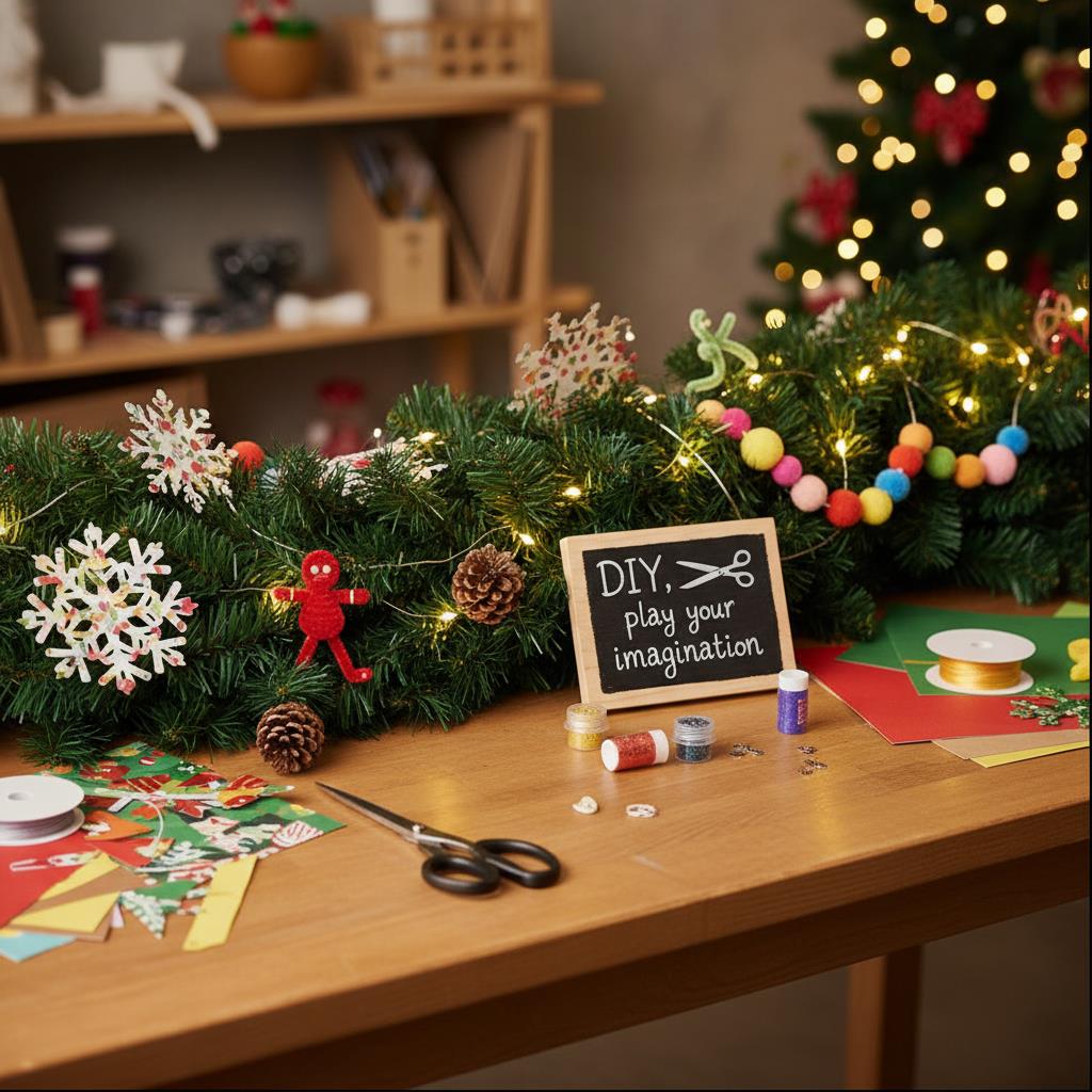 3pcs - 16m Alaskan Green Garland