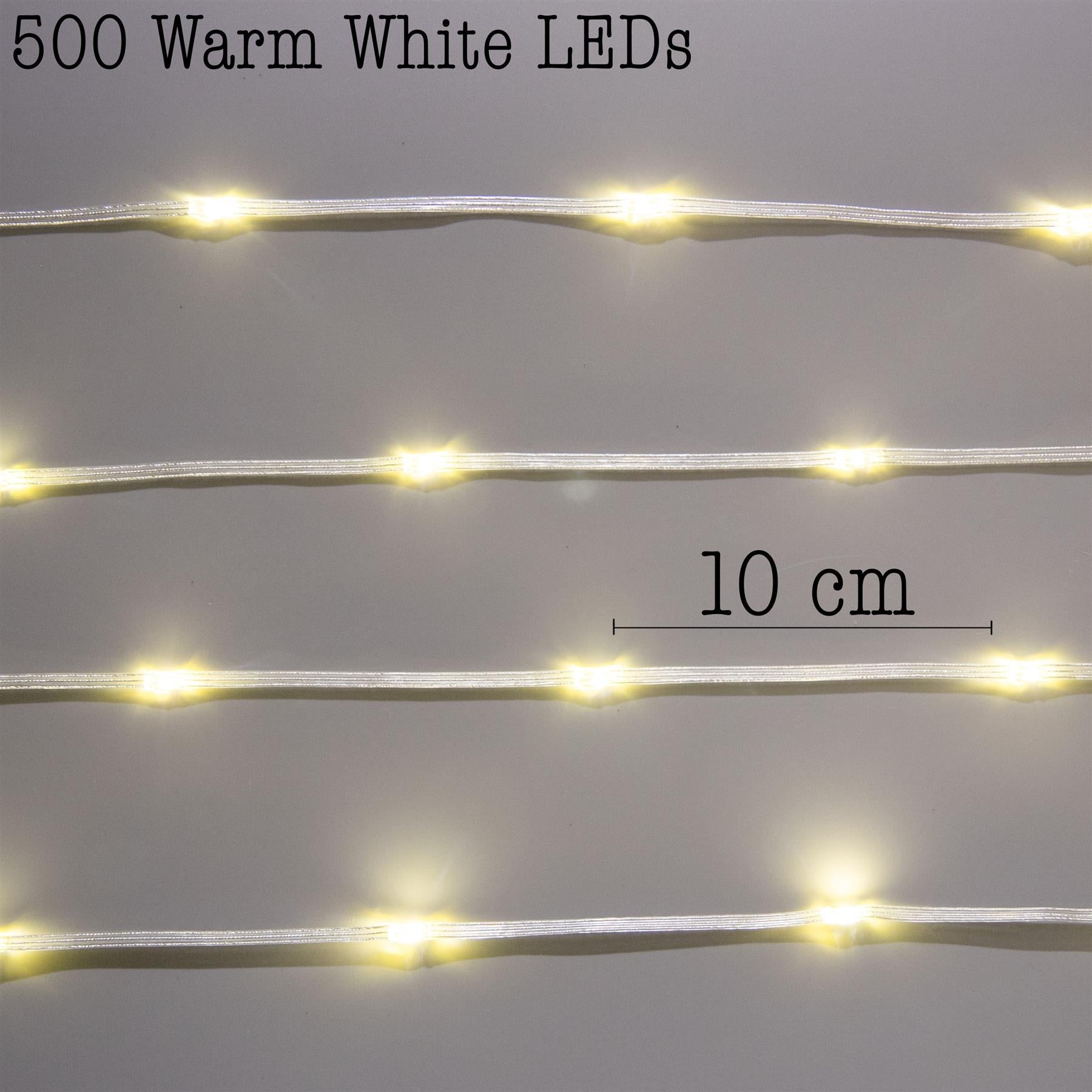 500 LED Christmas Light String Multifunction Xmas Tree Garden Festive Home Decor