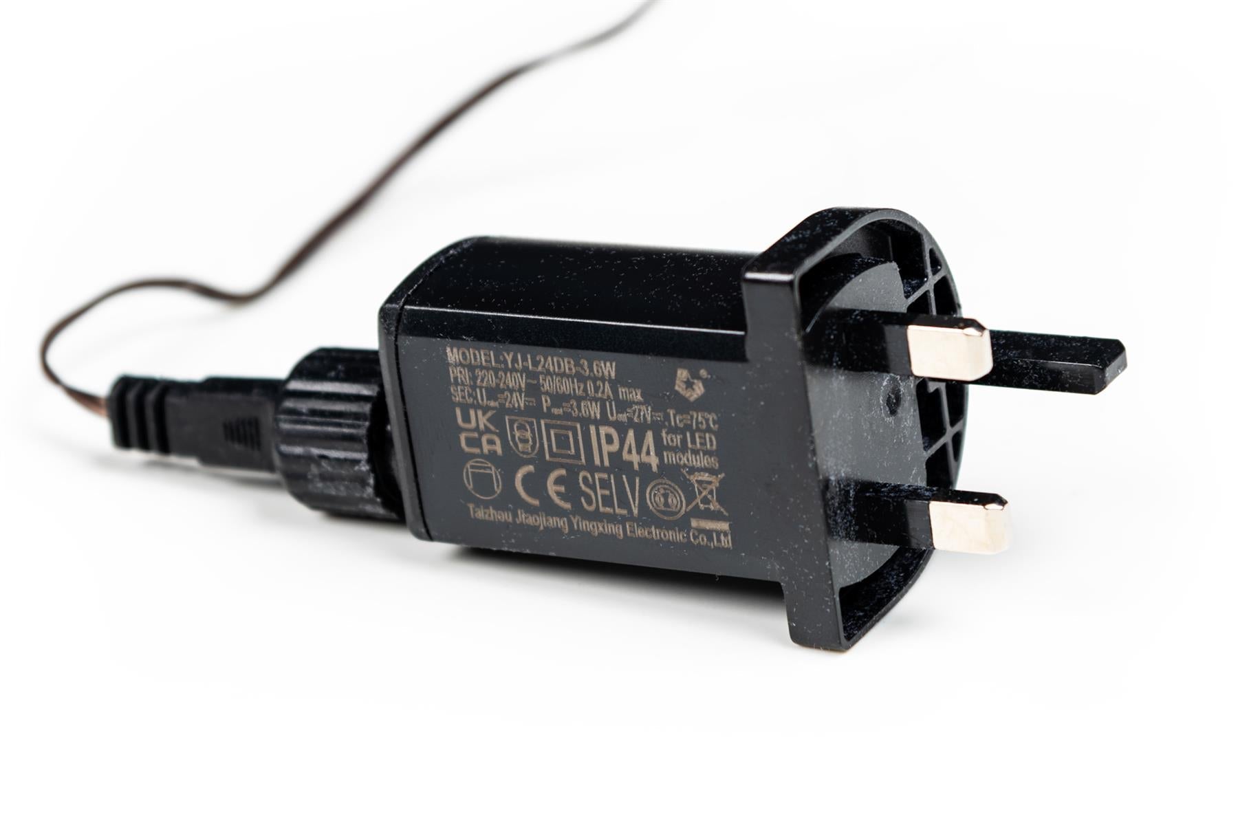 Outdoor Christmas Tree Decoration Twig Pre Lit Snowy Brown LED XMAS Home 5FT