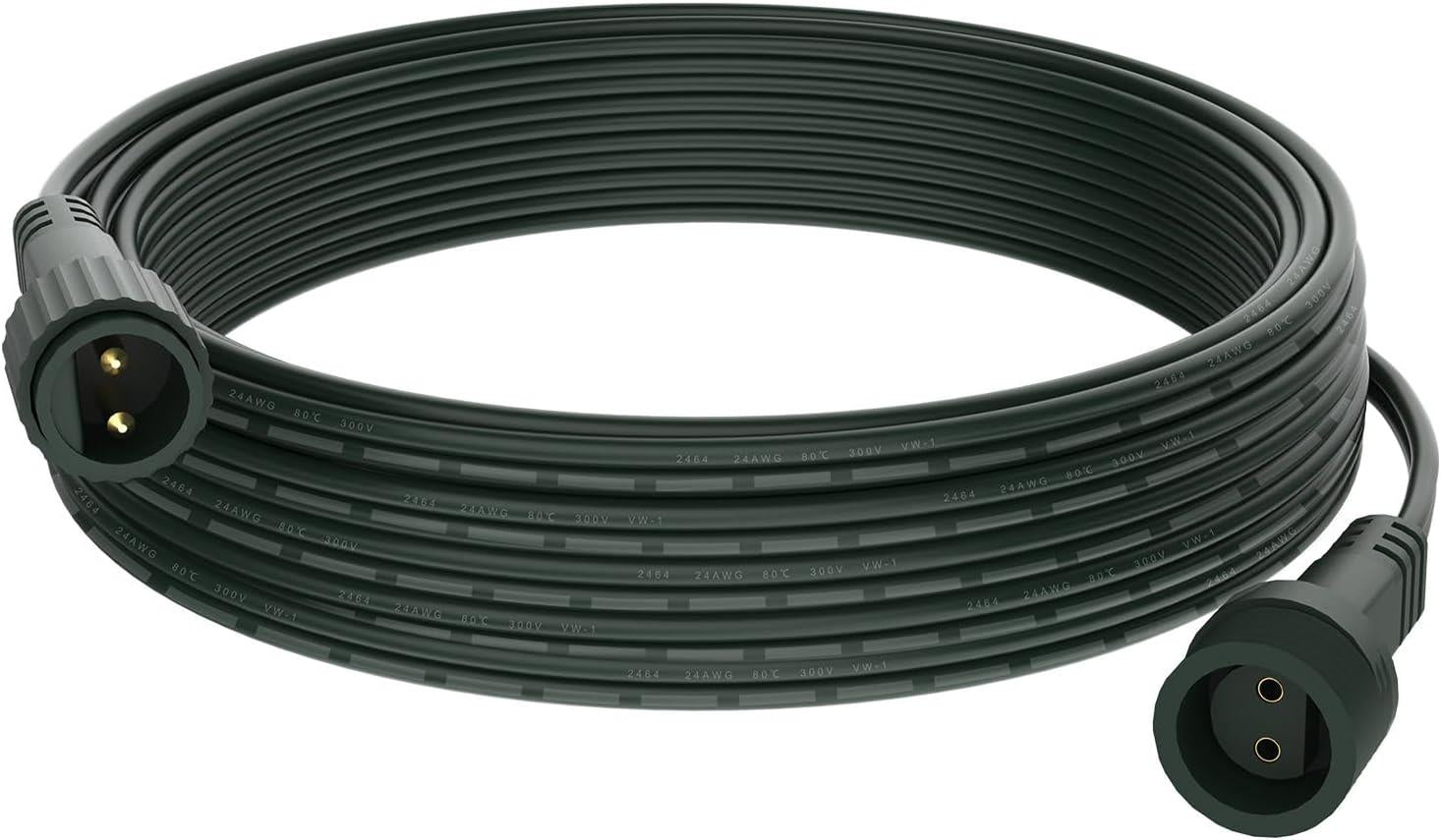 10M Extension Cable 2Pin LED Connector G40 Globe Outdoor Festoon Christmas Light