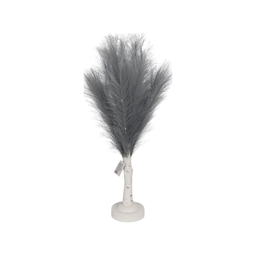 70Cm B/O Pampas Tree Grey