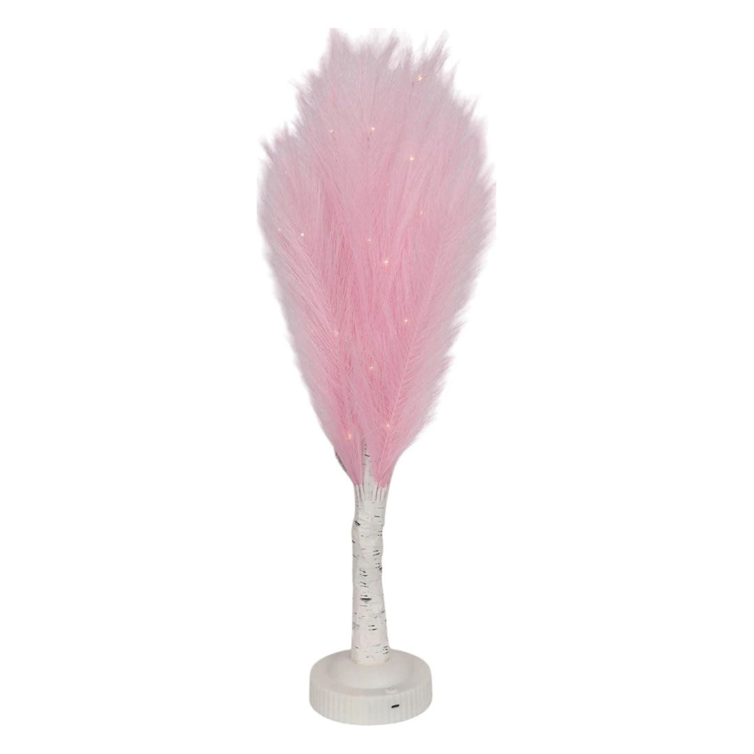 70Cm B/O Pampas Tree Pink