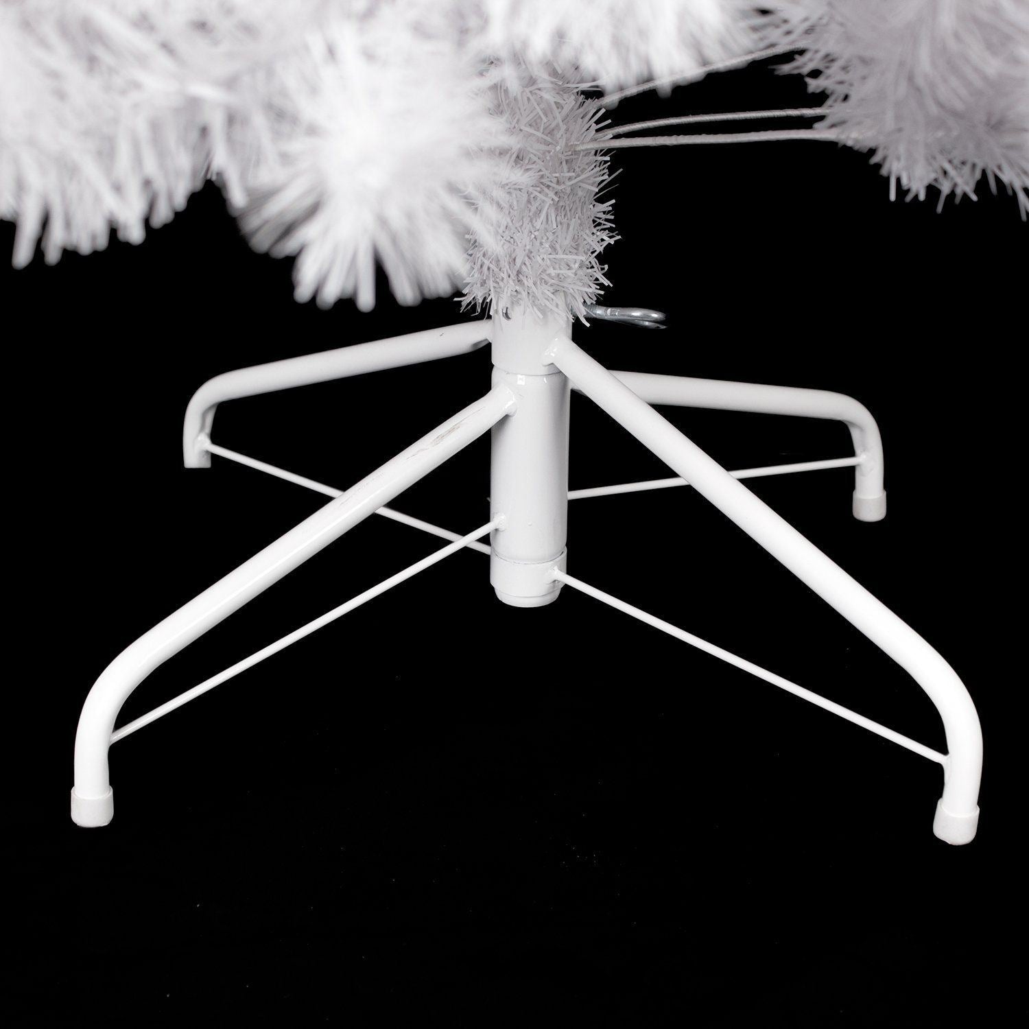 7FT Christmas Tree Xmas White Artificial Bushy Pine Outdoor Xmas Home Decoration