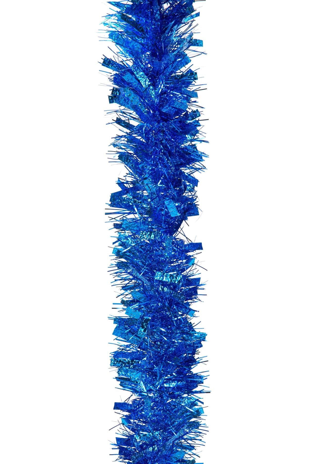 Blue Thick Chunky Luxury Christmas Tree Tinsel Garland Decoration Xmas 8pcs