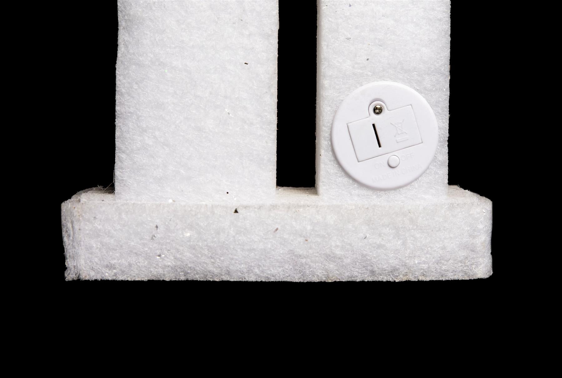 Pre Lit Christmas Decoration LED Candle Table Center Piece Window Xmas Gift 51cm