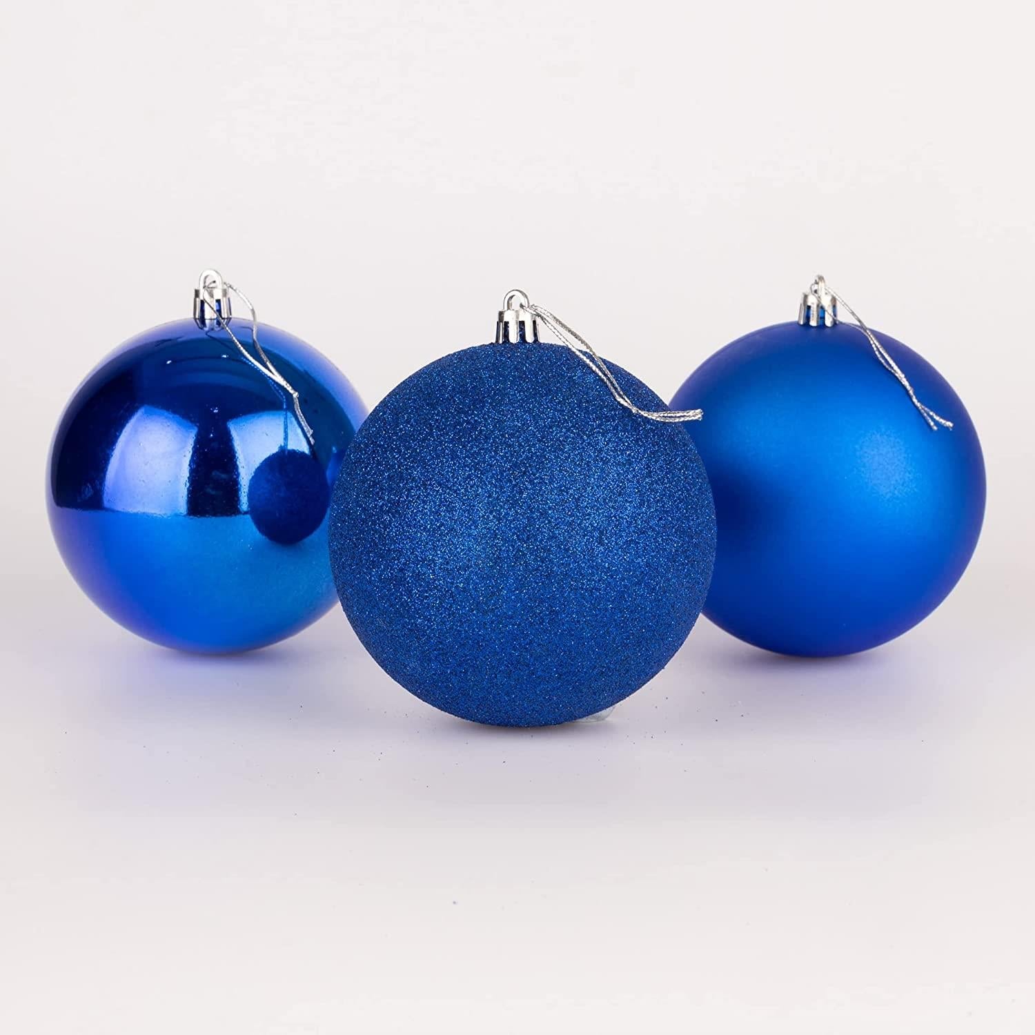 Baubles Blue 10Cm-3Pcs Set