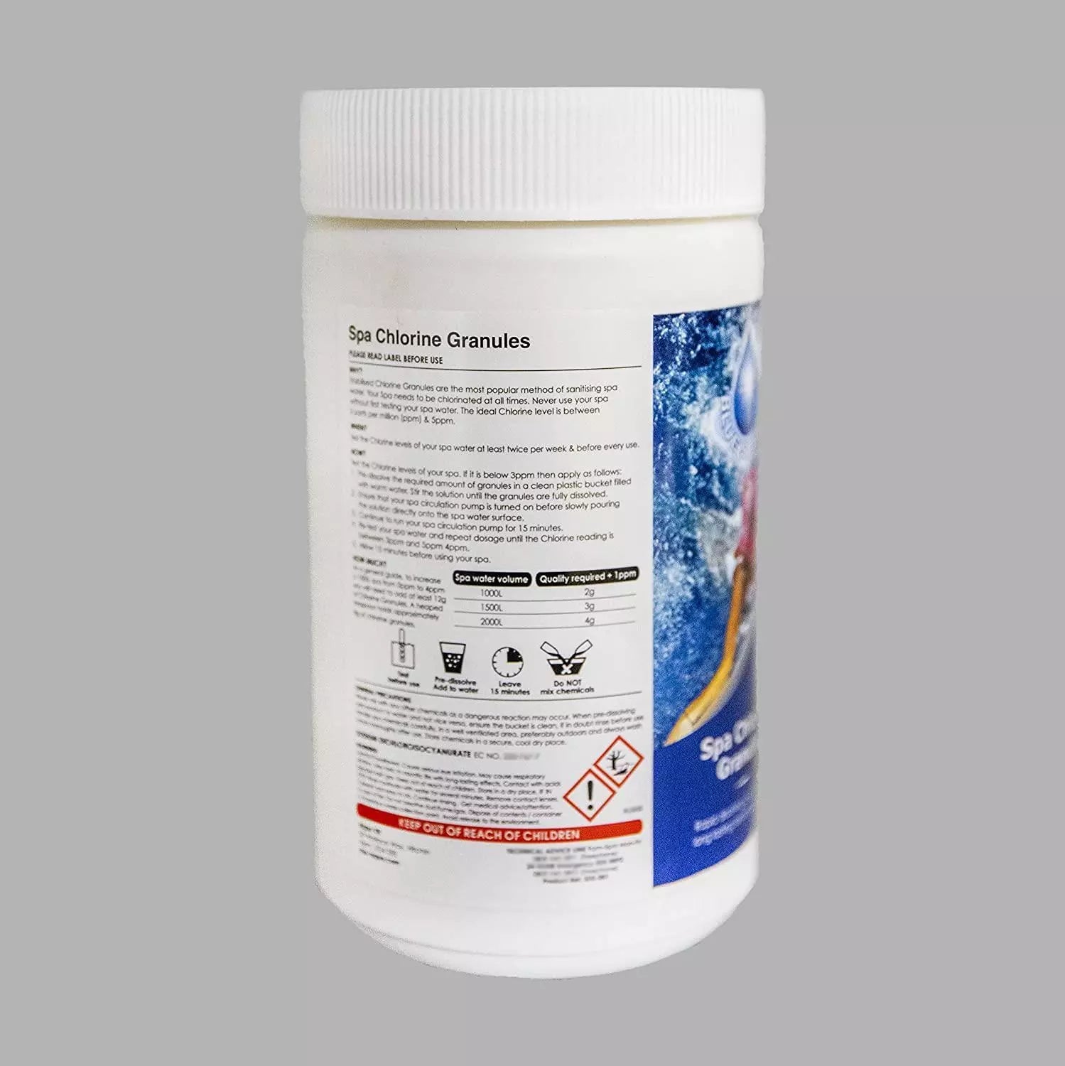 Chlorine Granules 1 kg - Chemical
