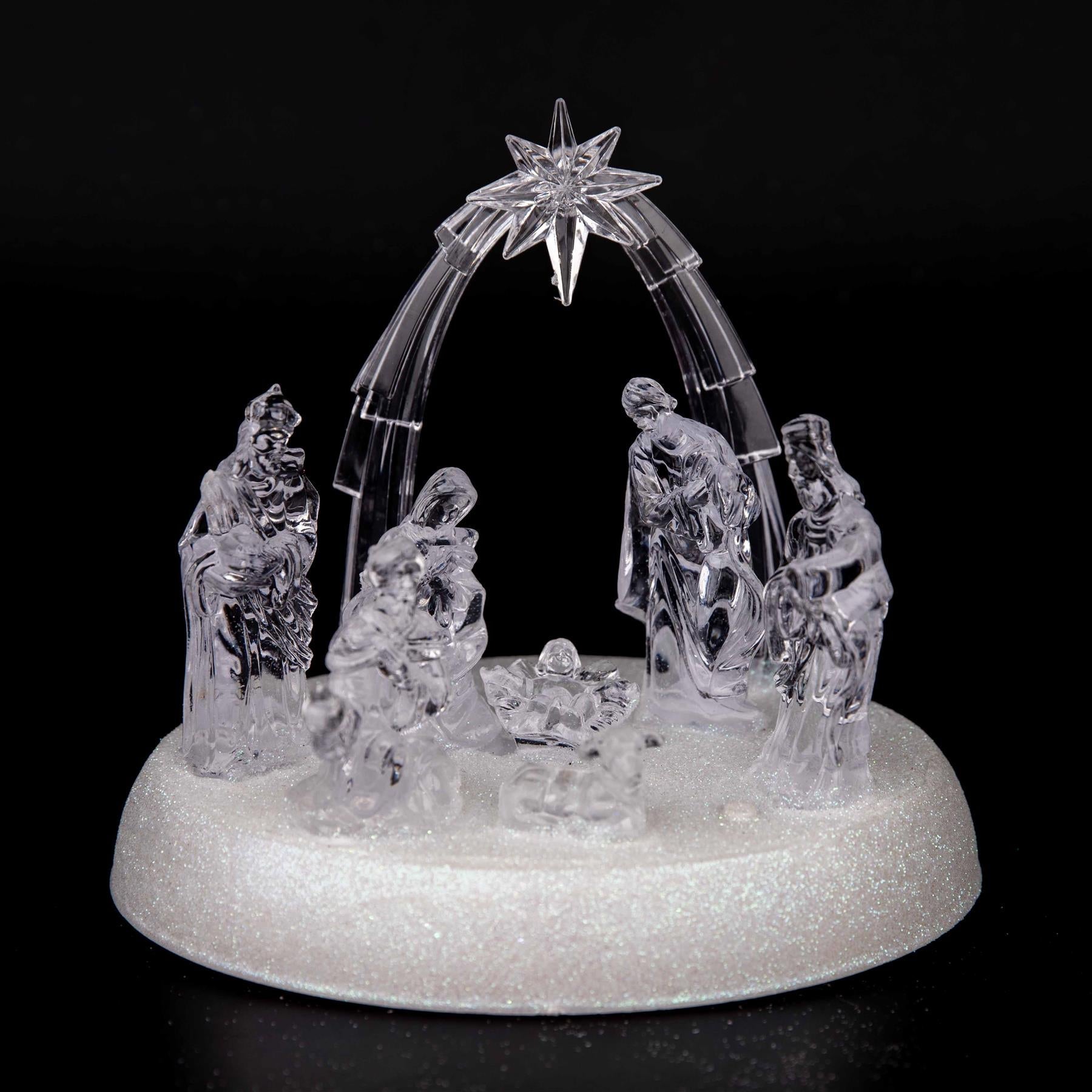 Novelty Musical LED Light Up Sculpture Christmas Home Xmas Party Decorations