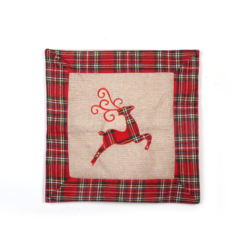 Christmas Pillow Cover Reindeer 40X40Cm