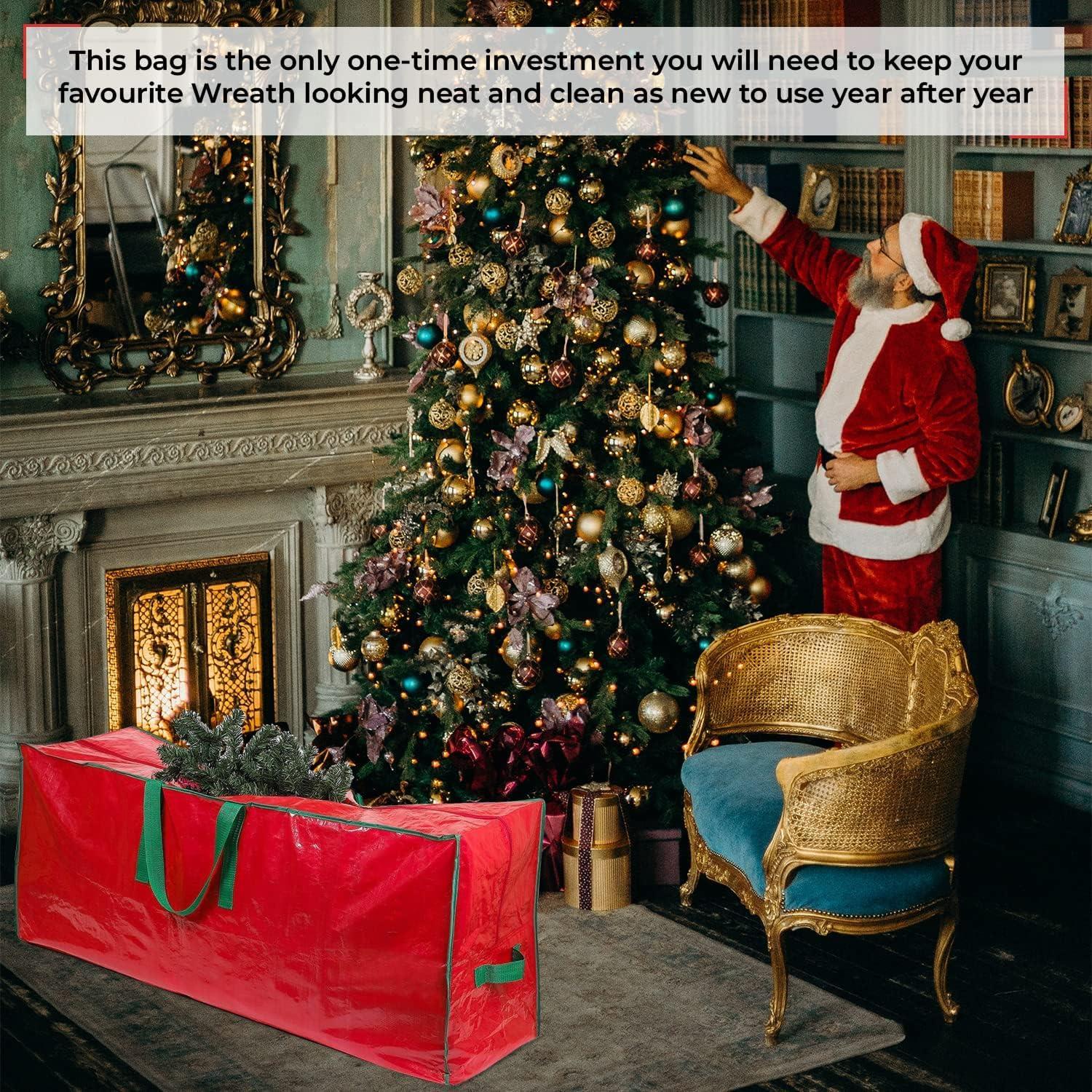 125cm Christmas Tree Storage Bags Waterproof Durable Zippered Container Large