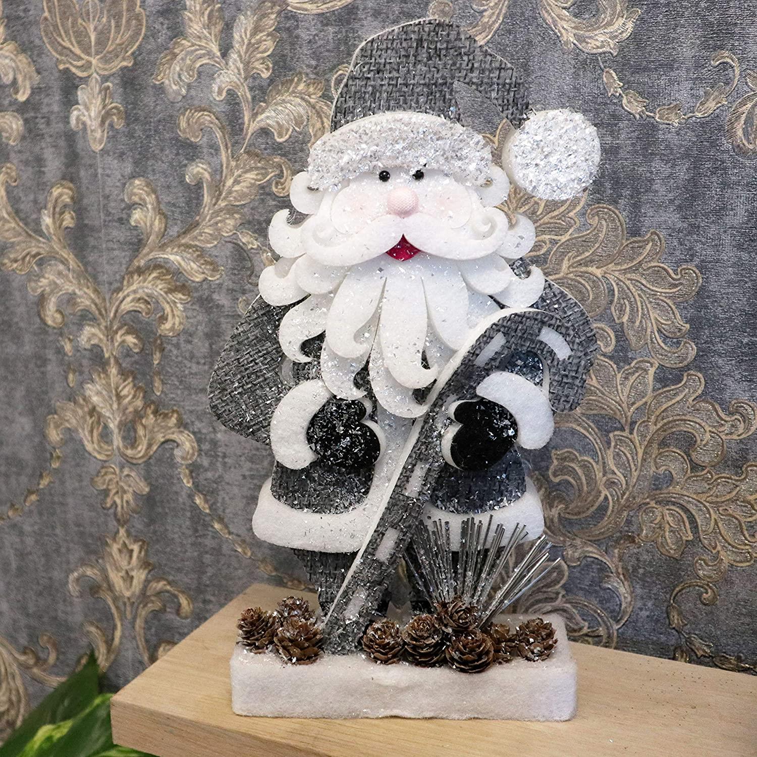 Christmas Figure Santa Table Decoration Center Piece Xmas Gift Home Window 32cm