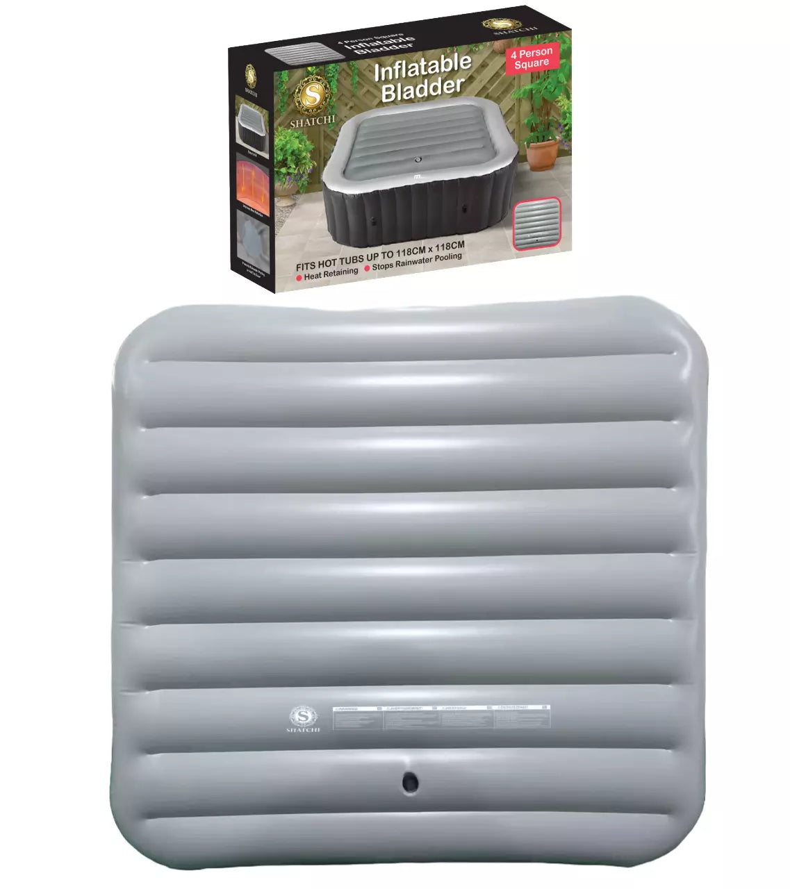 Inflatable Square Bladder Fits All 4 Person Square Hot Tubs