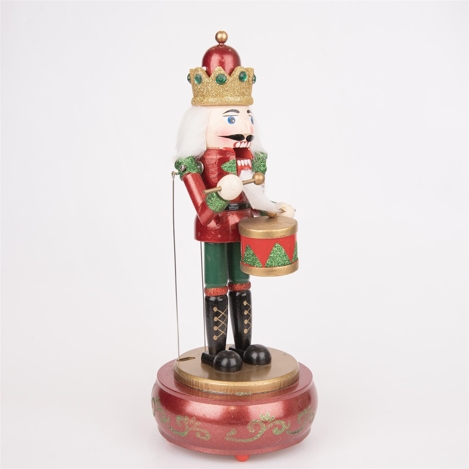 Musical Box Nutcrackers - Soldiers Figures - Animated Clockwork Puppet Christmas Decoration 30Cm