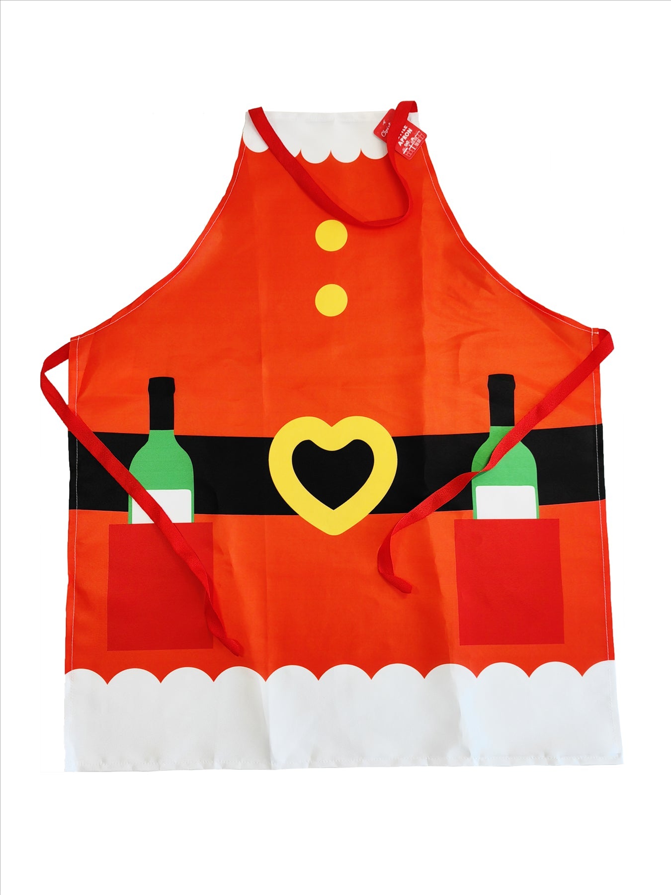 Kitchen Apron Santa Claus Theme Funny Christmas baking Novelty Accessory 70x85cm