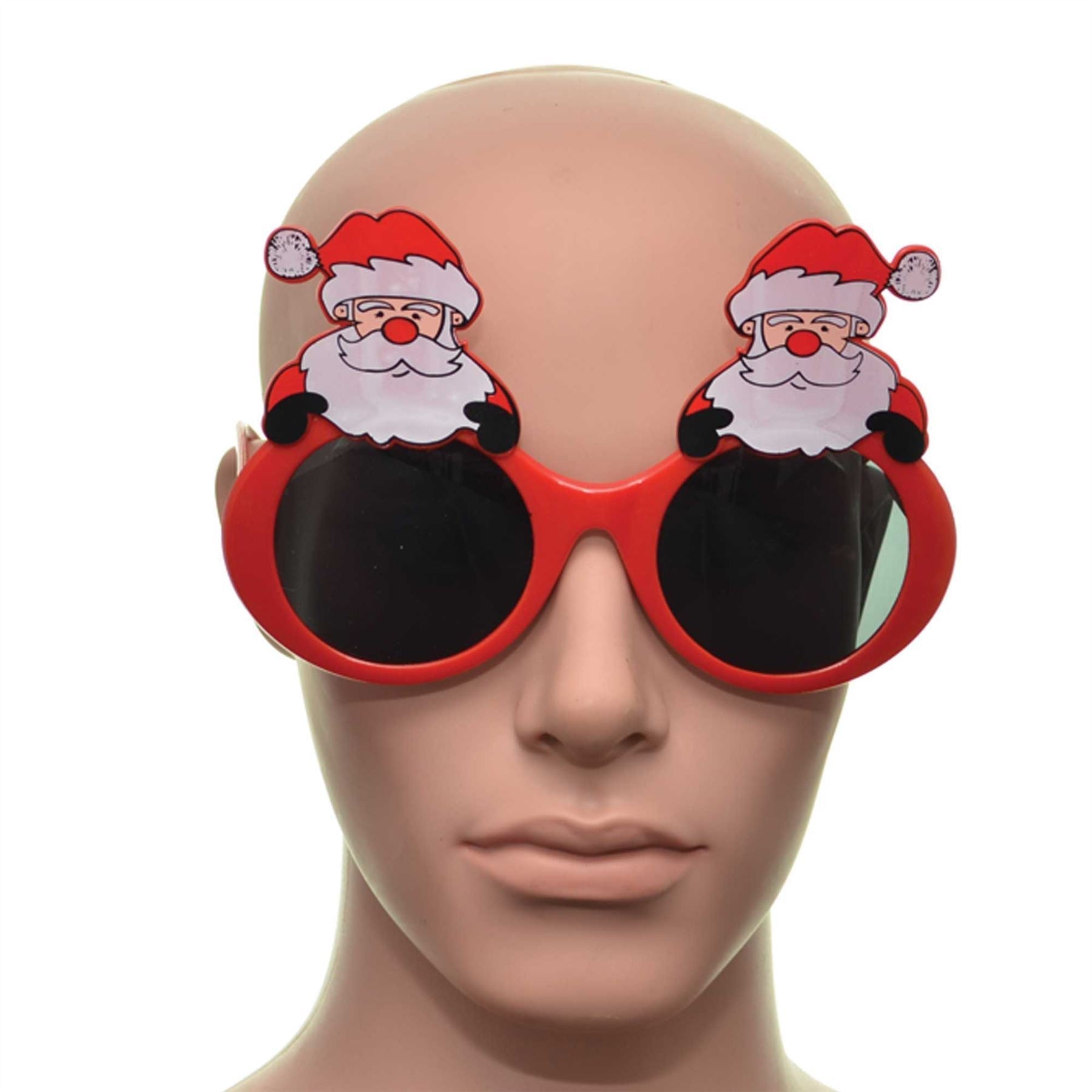 Santa Novelty Glasses Theatrical Dress Up Costume Summer Funny Eye Wear