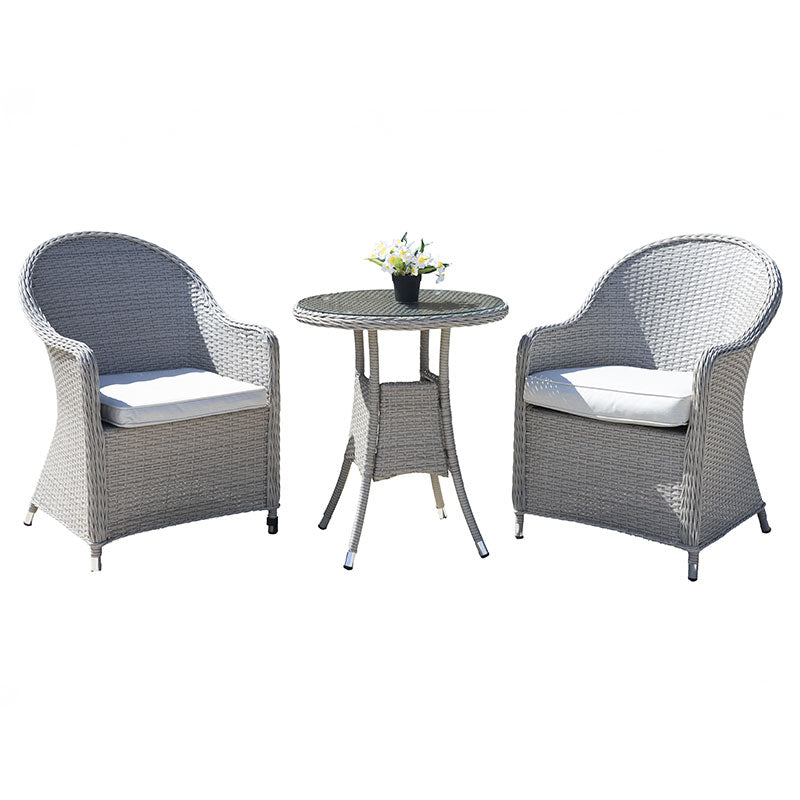 Sorrento 2 Seater Rattan Bistro 3Pcs Set