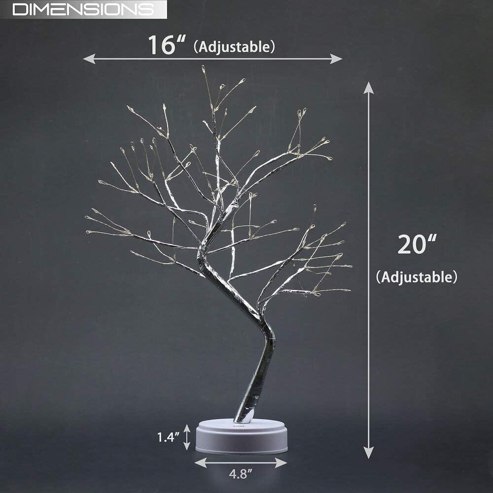 Usb Bonsai Tree 108 Leds Cw 50Cm