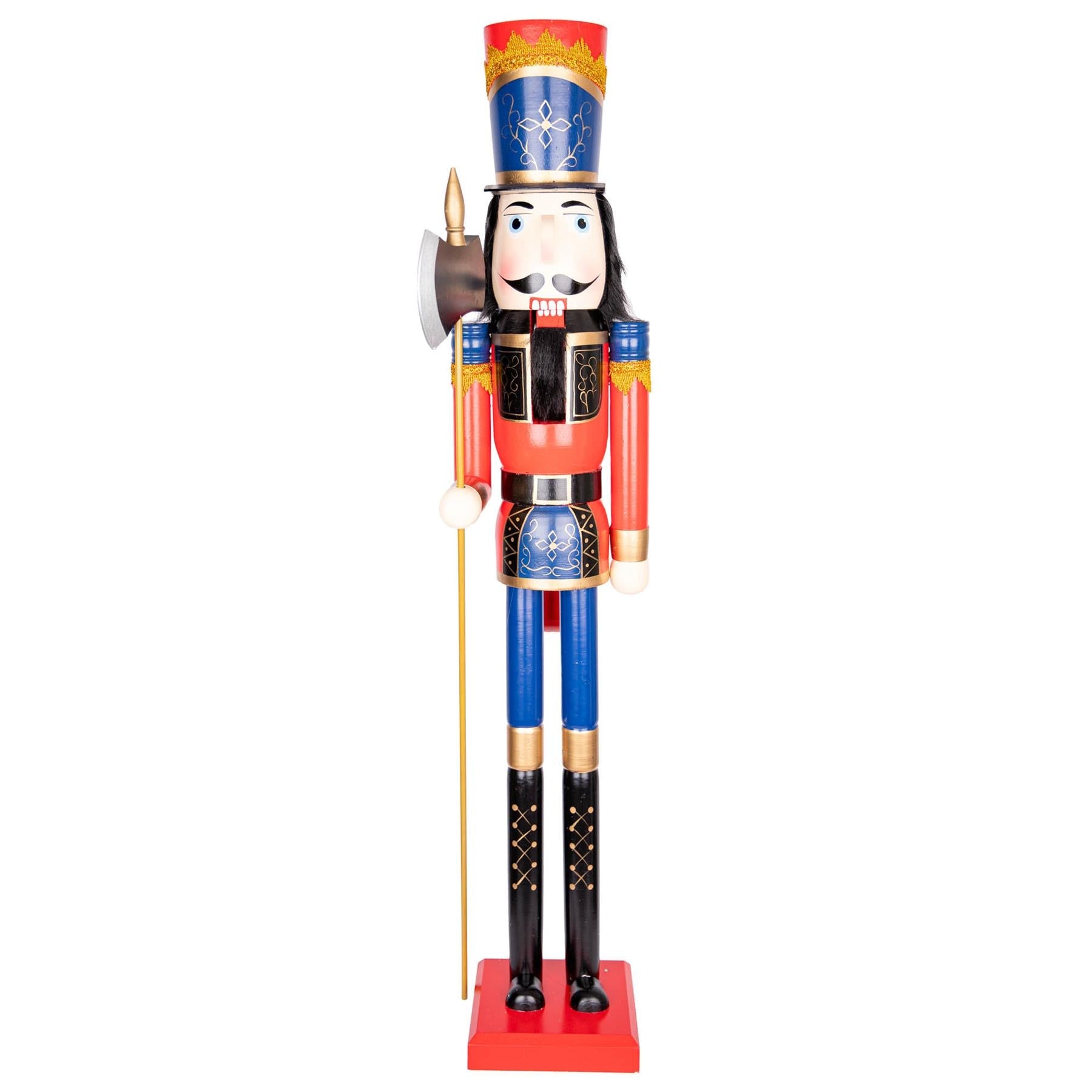 Wooden Nutcrackers Figures Christmas Ornament 120Cm