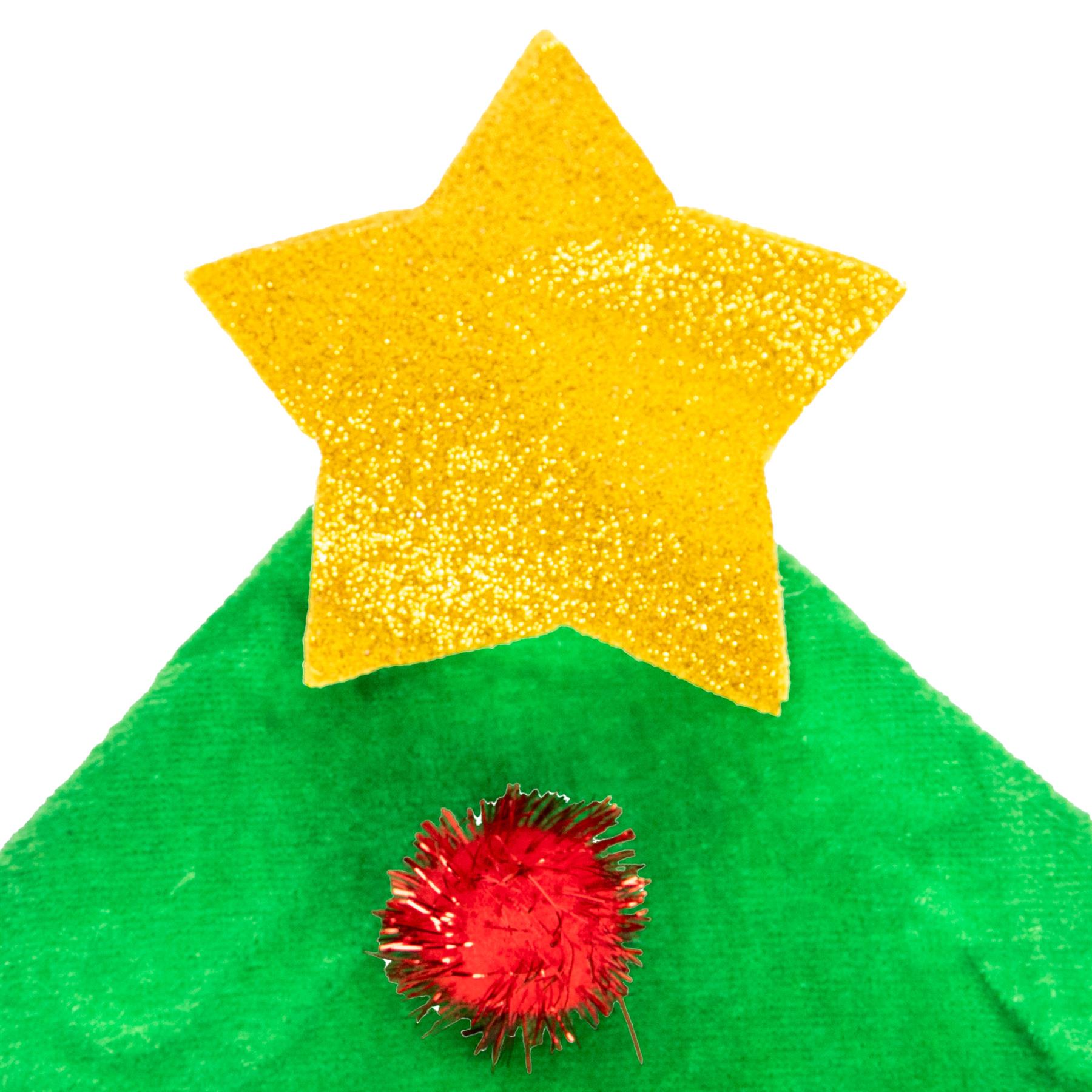 Xmas Tree Hat Green 37Cm