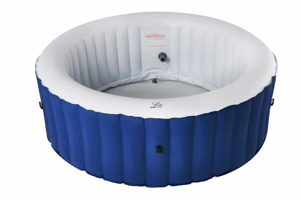 MSpa Lite Series Inflatable hot tub round blue spa for 6 person