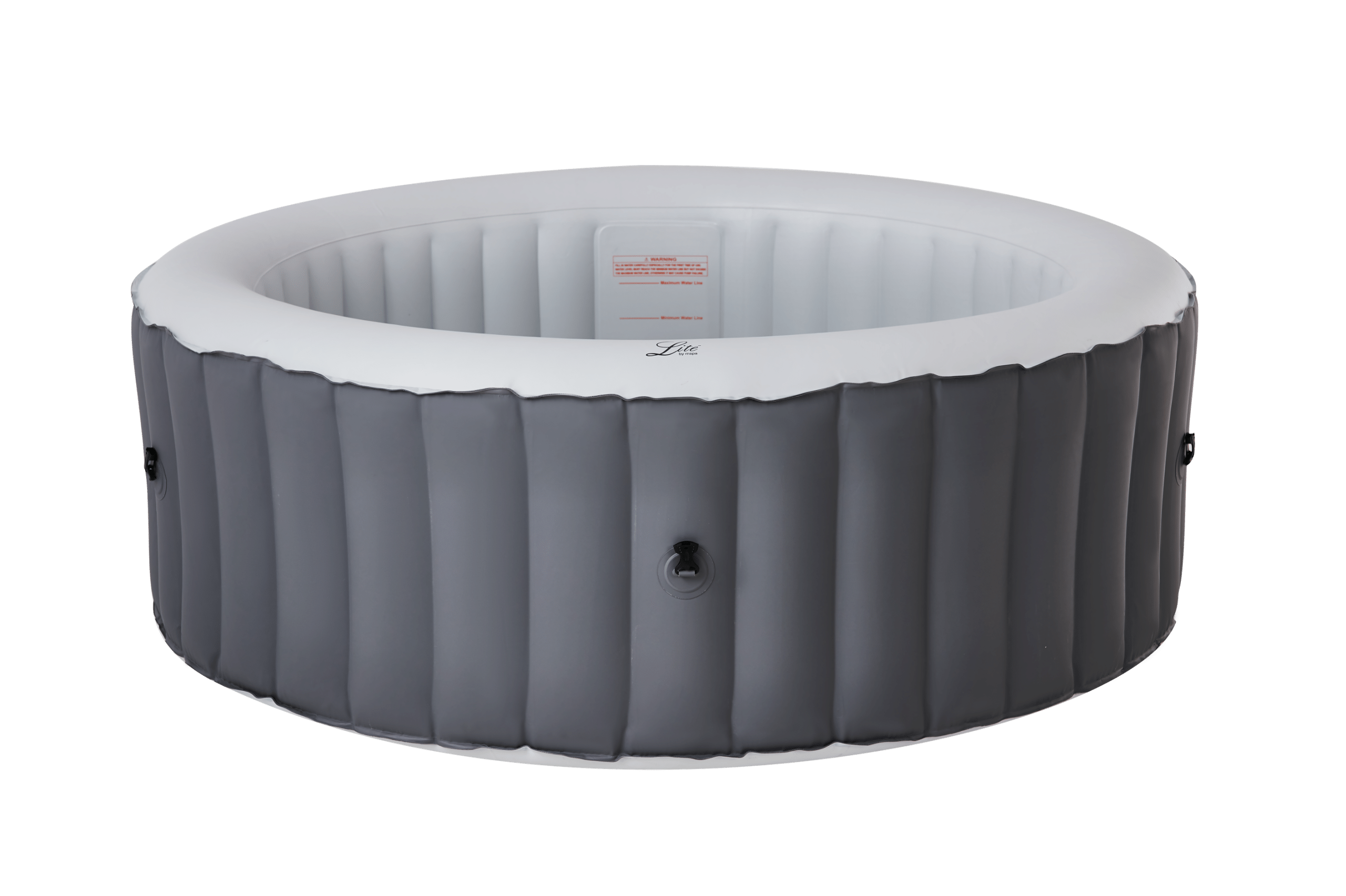 MSpa Lite Series Inflatable hot tub round grey spa for 6 person